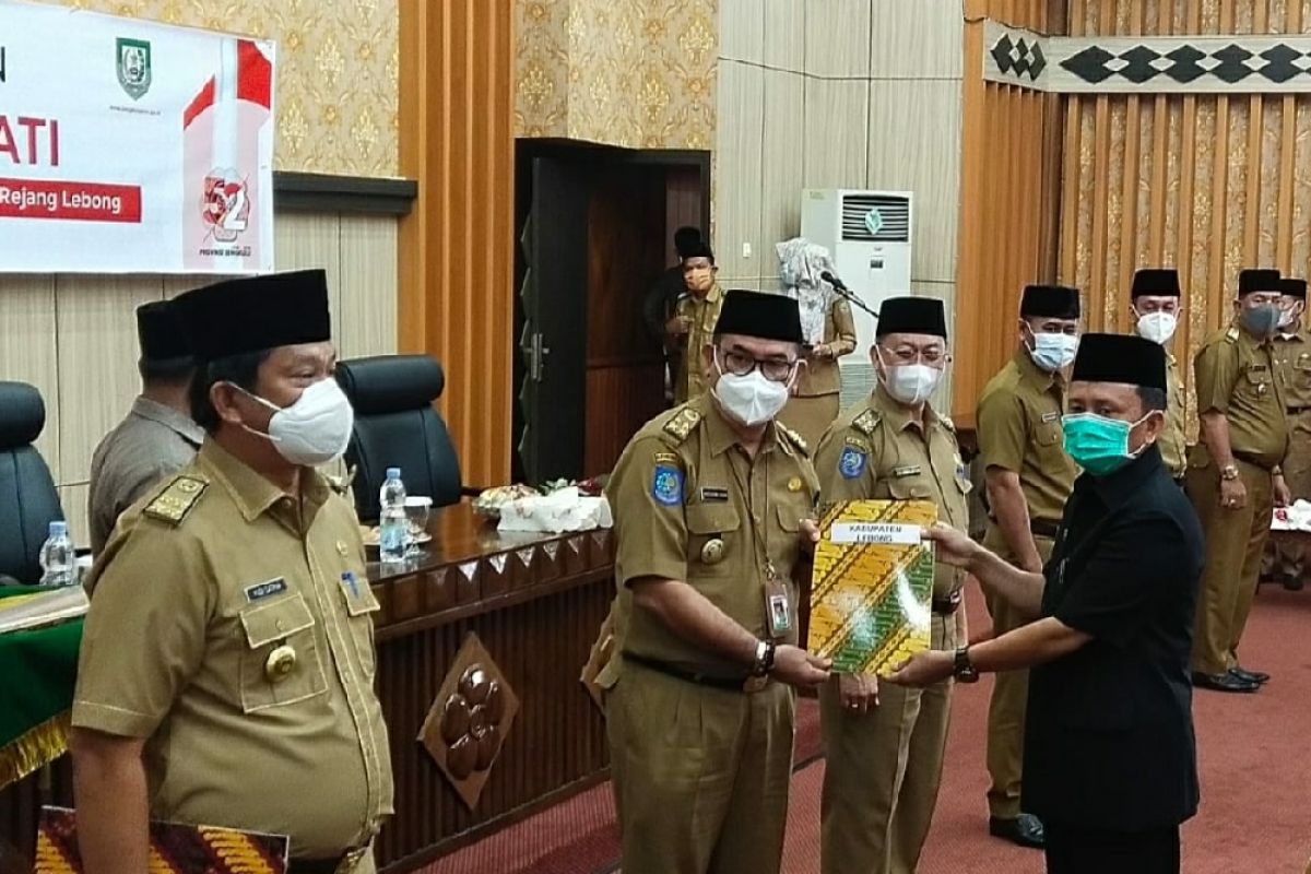 Tujuh Sekda kabupaten di Bengkulu terima penunjukkan Plh bupati