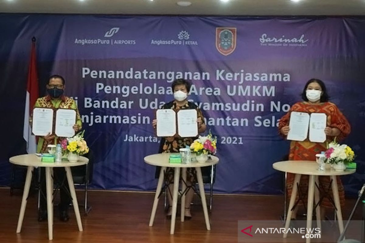 Angkasa Pura Retail dan Sarinah dukung pengembangan UMKM Kalsel