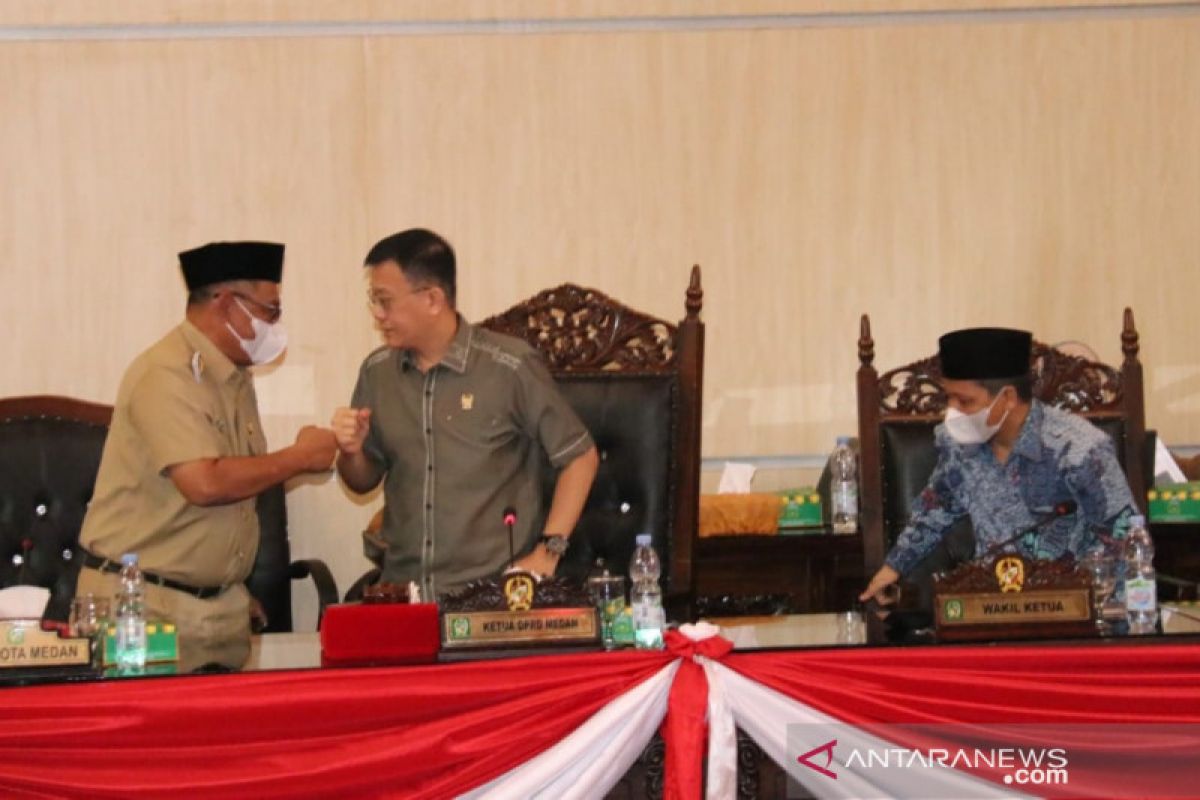 DPRD Medan gelar paripurna pemberhentian Akhyar Nasution sebagai wali kota