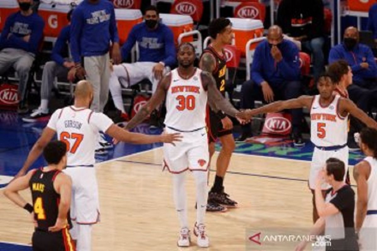 Julius Randle berhasil cetak 44 poin saat Knicks hempaskan Hawks