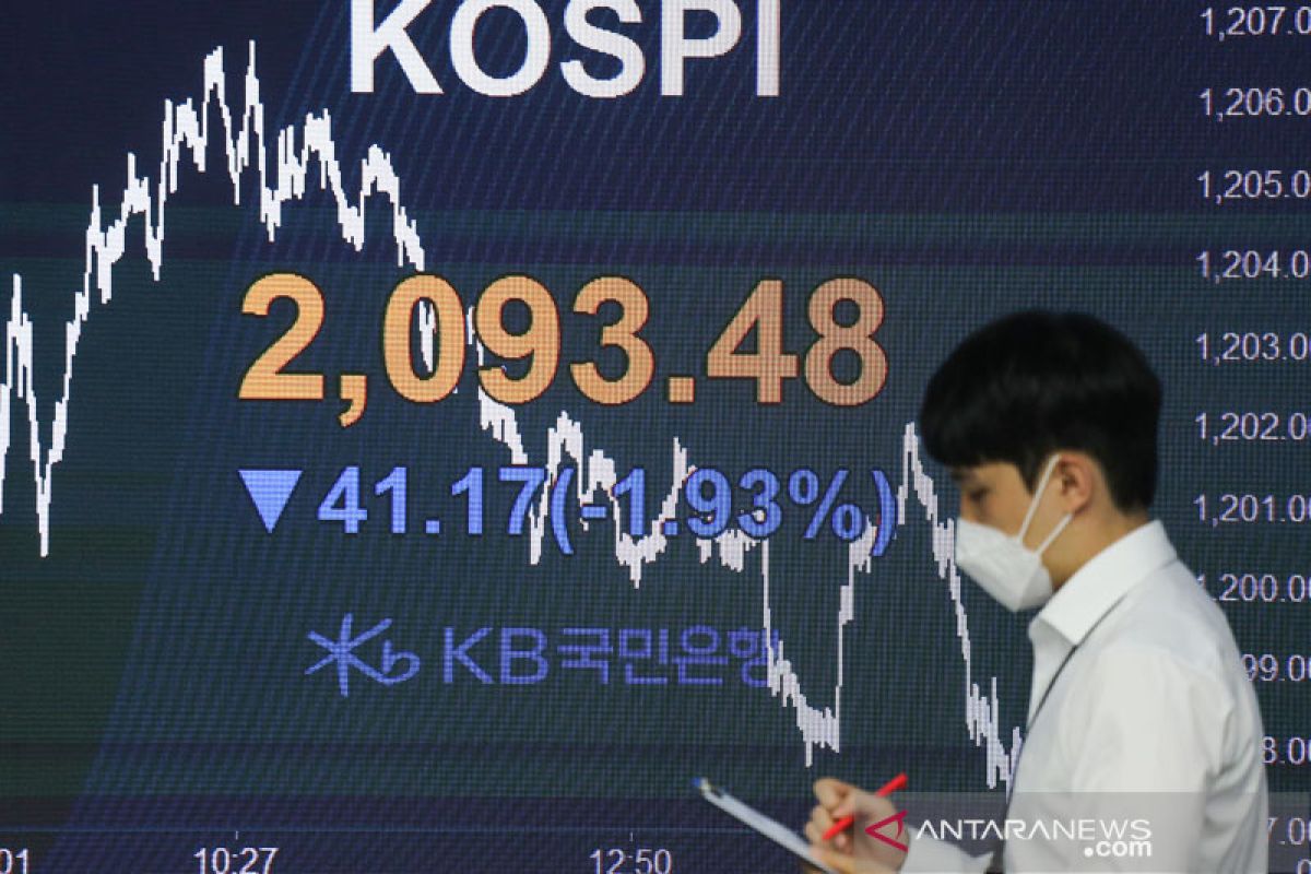 Saham Korea Selatan ditutup naik pada Selasa