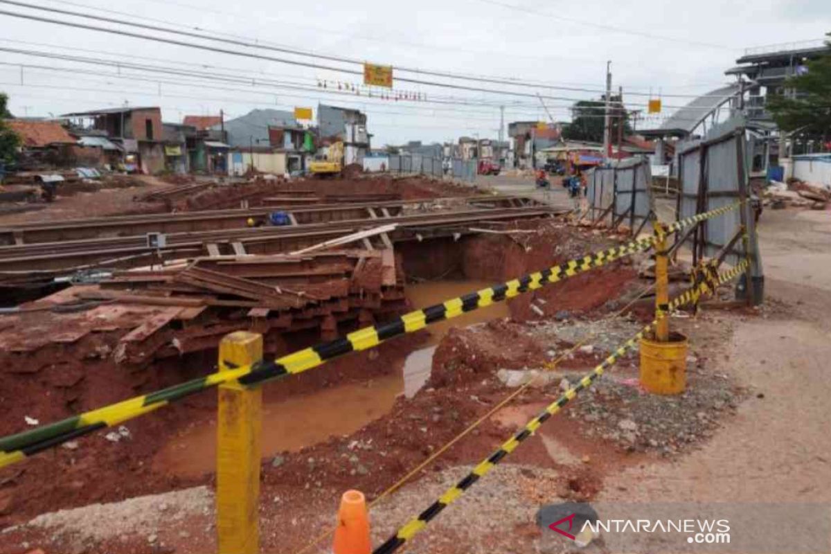 Pembangunan underpass Cibitung sudah mencapai 20 persen