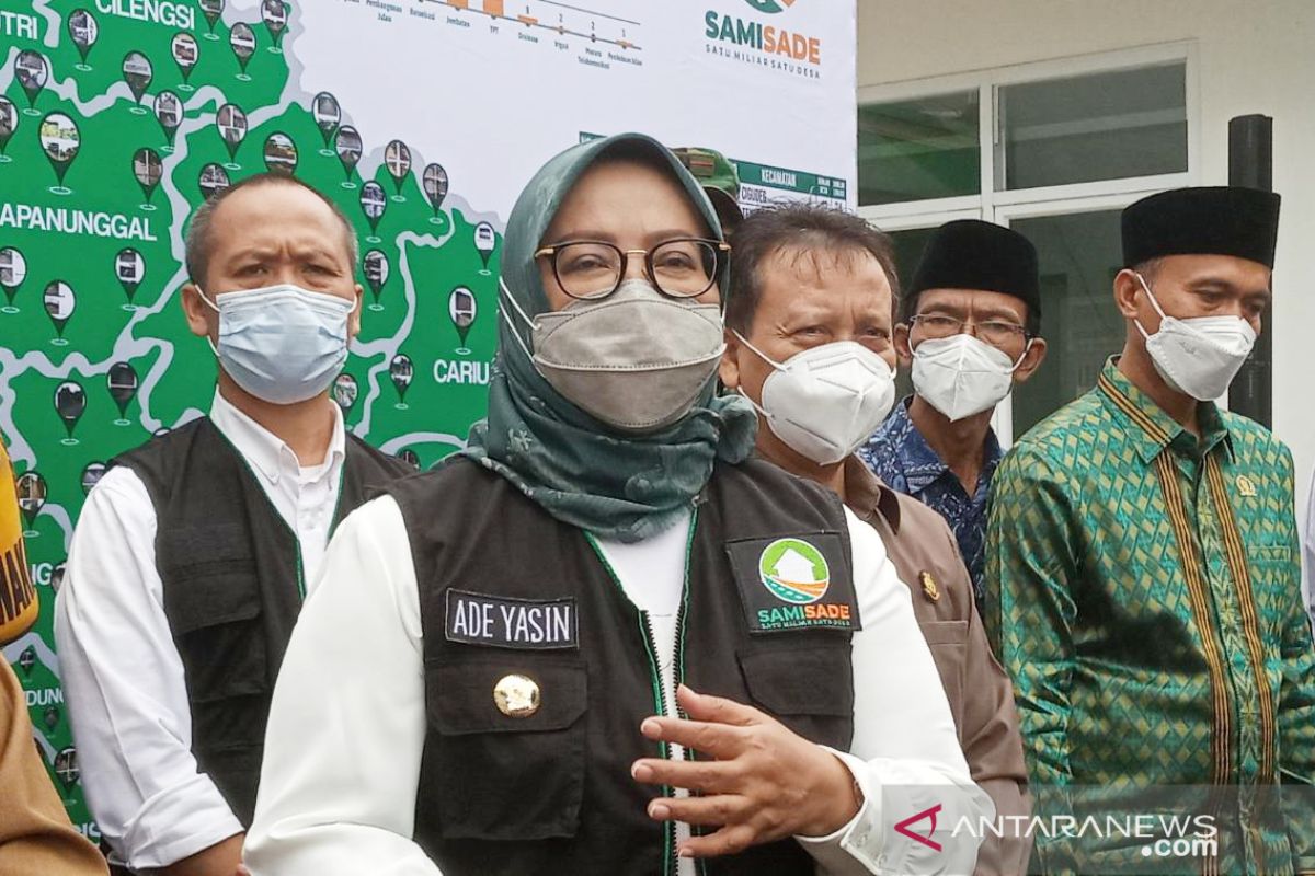 Bupati Bogor meluncurkan program Satu Miliar Satu Desa