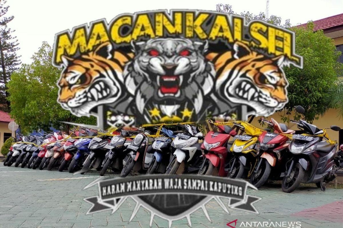 Macan Kalsel sita 15 motor dari gembong curanmor