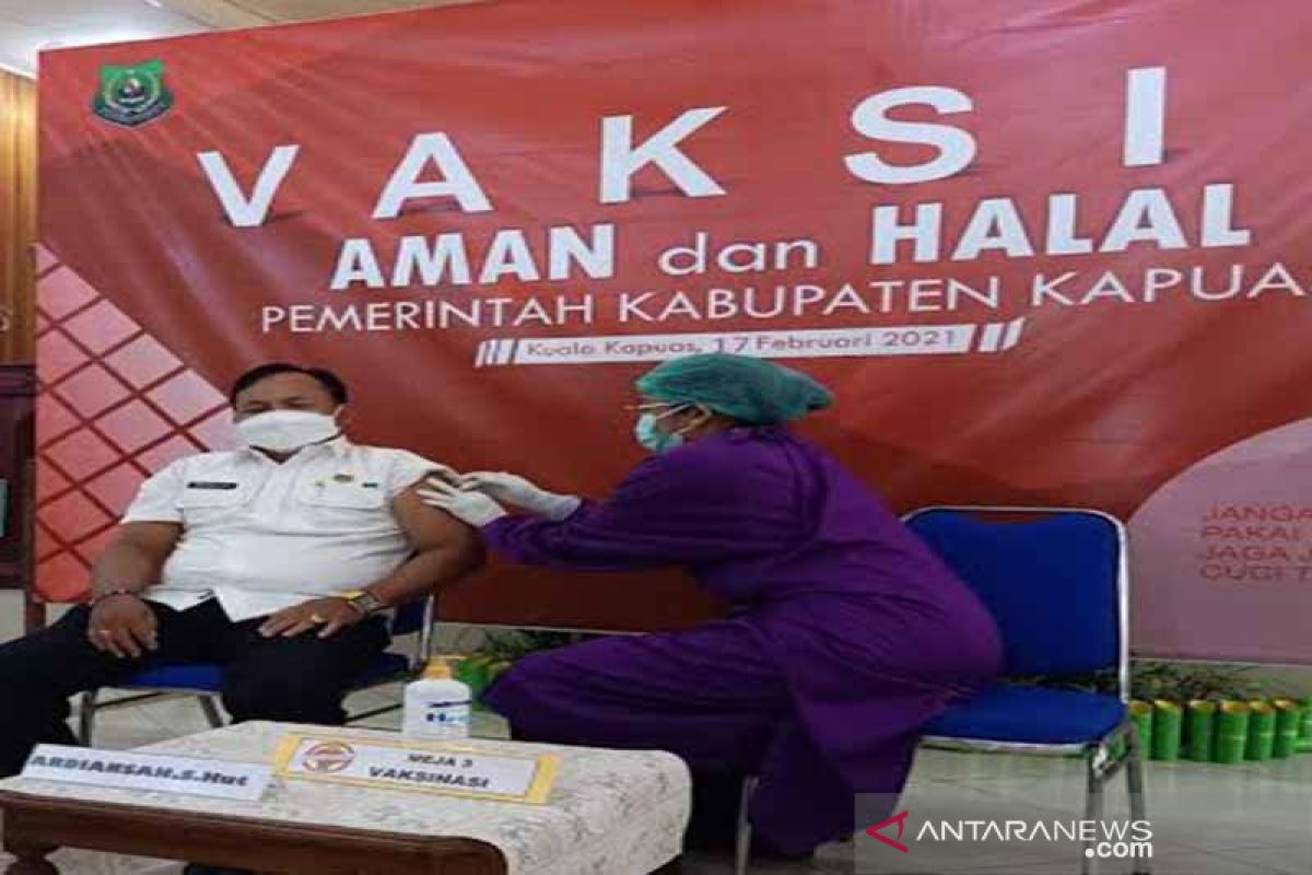 Tubuh tetap sehat, Ketua DPRD Kapuas terima dosis kedua vaksin COVID-19