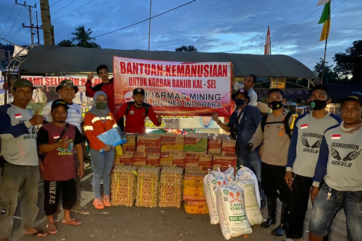 PT BIB salurkan bantuan sembako kepada korban banjir di Kalsel