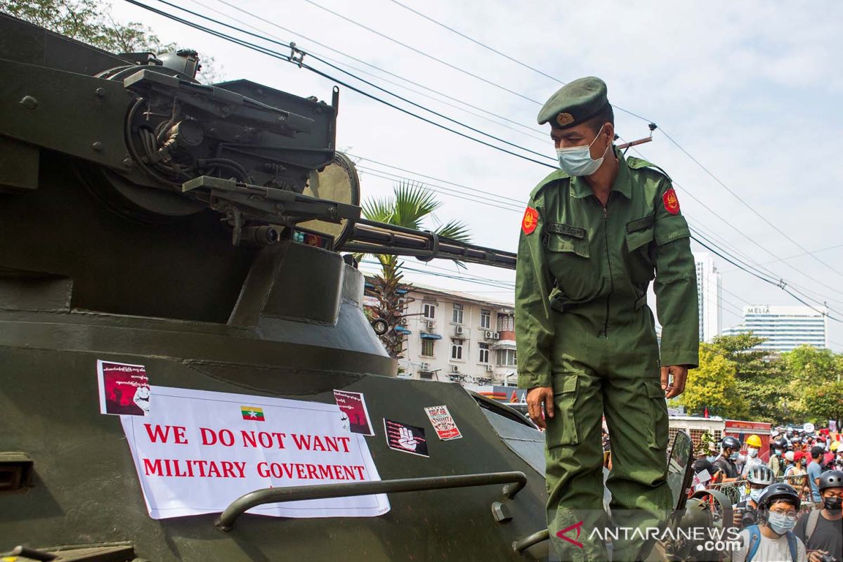 Inggris beri sanksi para Jenderal Myanmar setelah kudeta militer