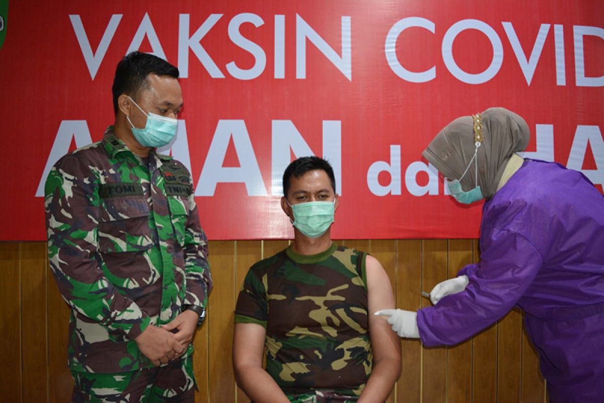 Dandim Aceh Utara mengaku tidak ada efek samping usai divaksin