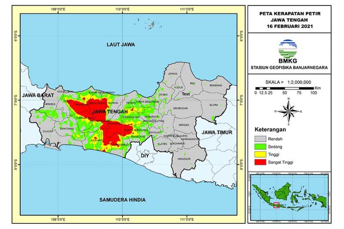 Warga Jateng diimbau waspadai peningkatan sambaran petir