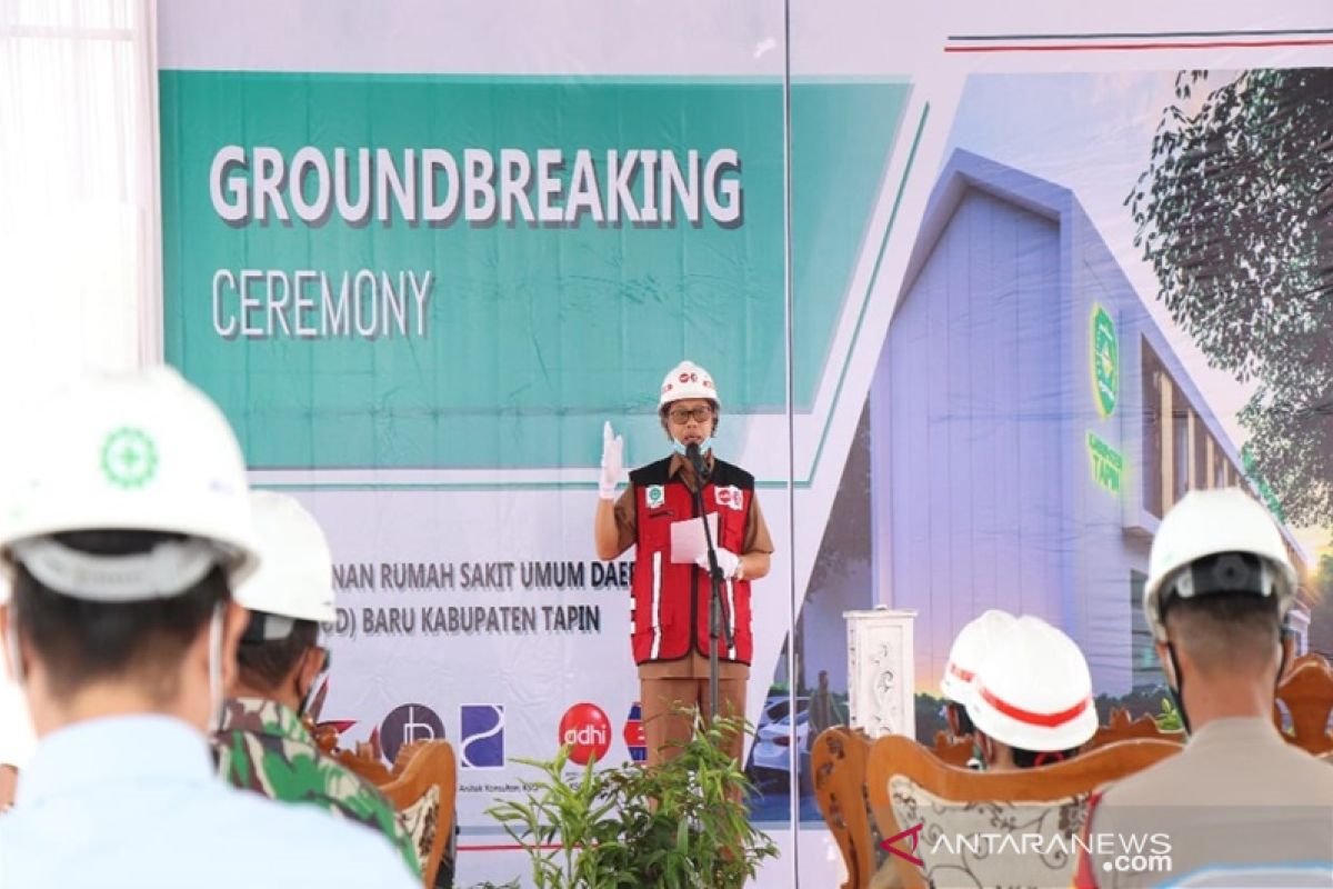 Bupati Tapin letakkan batu pertama pembangunan RSUD Datu Sanggul