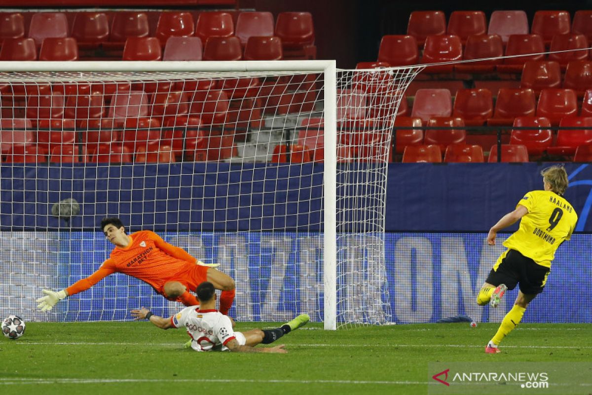 Liga Champions, dua gol Haaland antar Dortmund pecundangi Sevilla