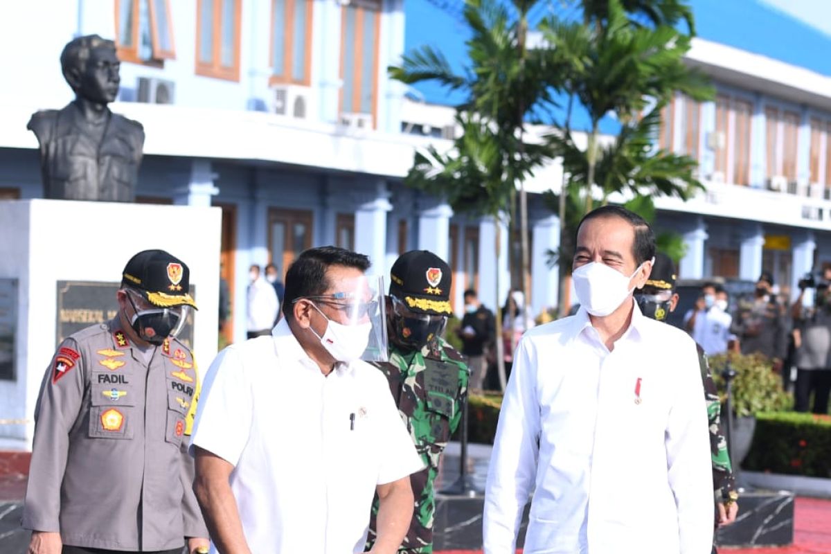 Presiden Joko Widodo bertolak ke Kalsel resmikan Bendungan Tapin