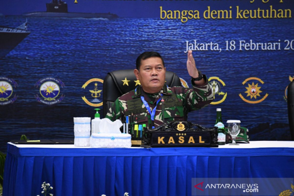 Kasal: KRI Nanggala-402 kemungkinan alami keretakan bukan meledak