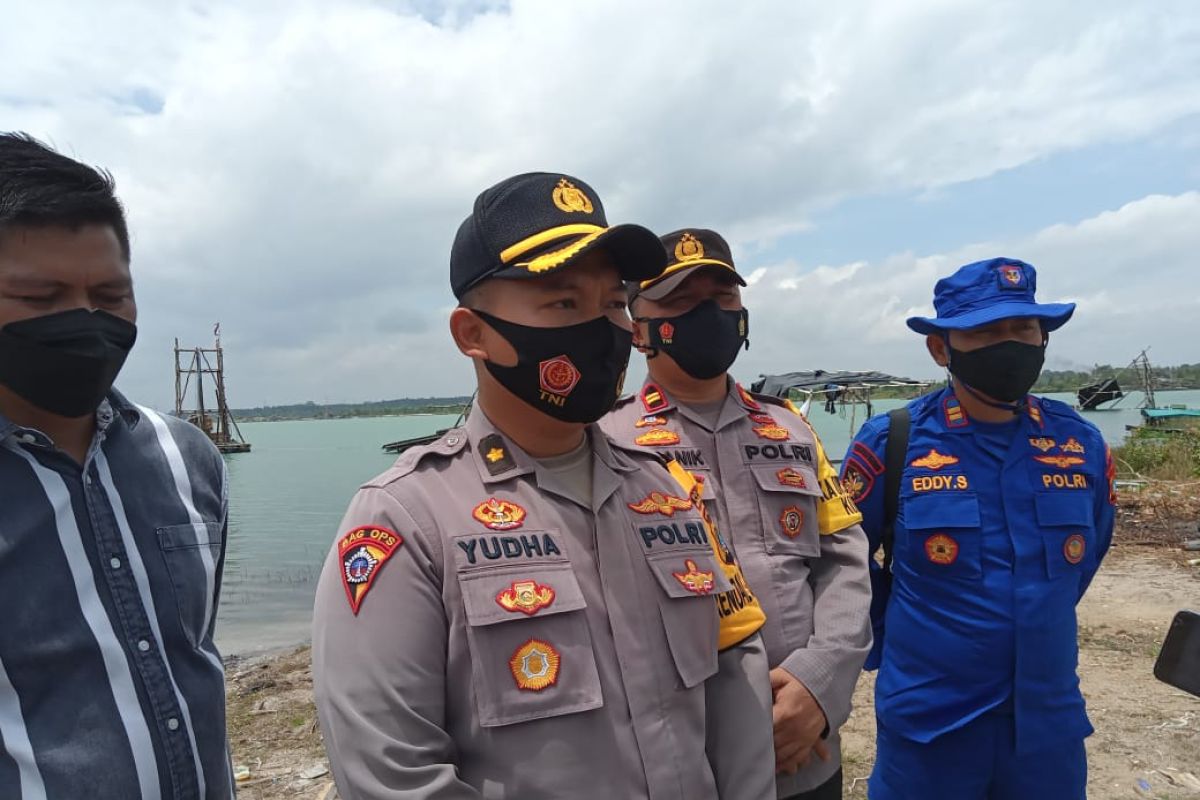 Polres Bangka Tengah tertibkan praktik penambangan bijih timah liar