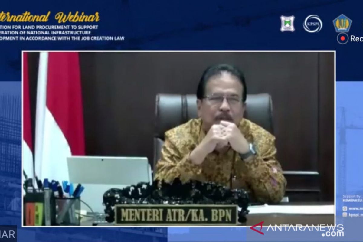 Menteri ATR/BPN sebut UU Cipta Kerja atur pemanfaatan ruang bawah tanah