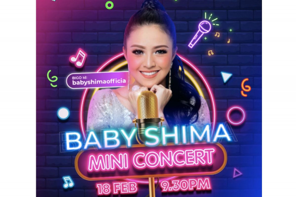 Baby Shima buat konser mini pertama di Bigo Live