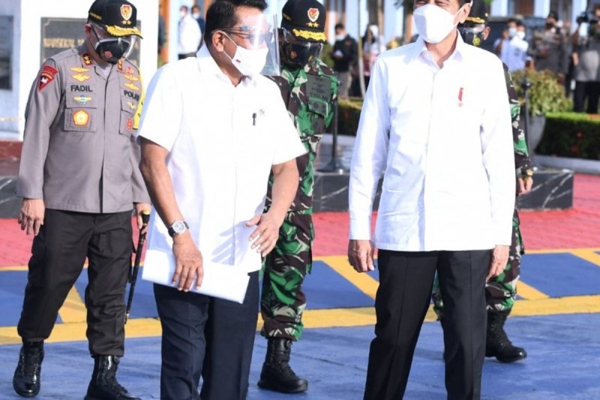 Presiden Joko widodo bertolak ke Kalsel resmikan Bendungan Tapin