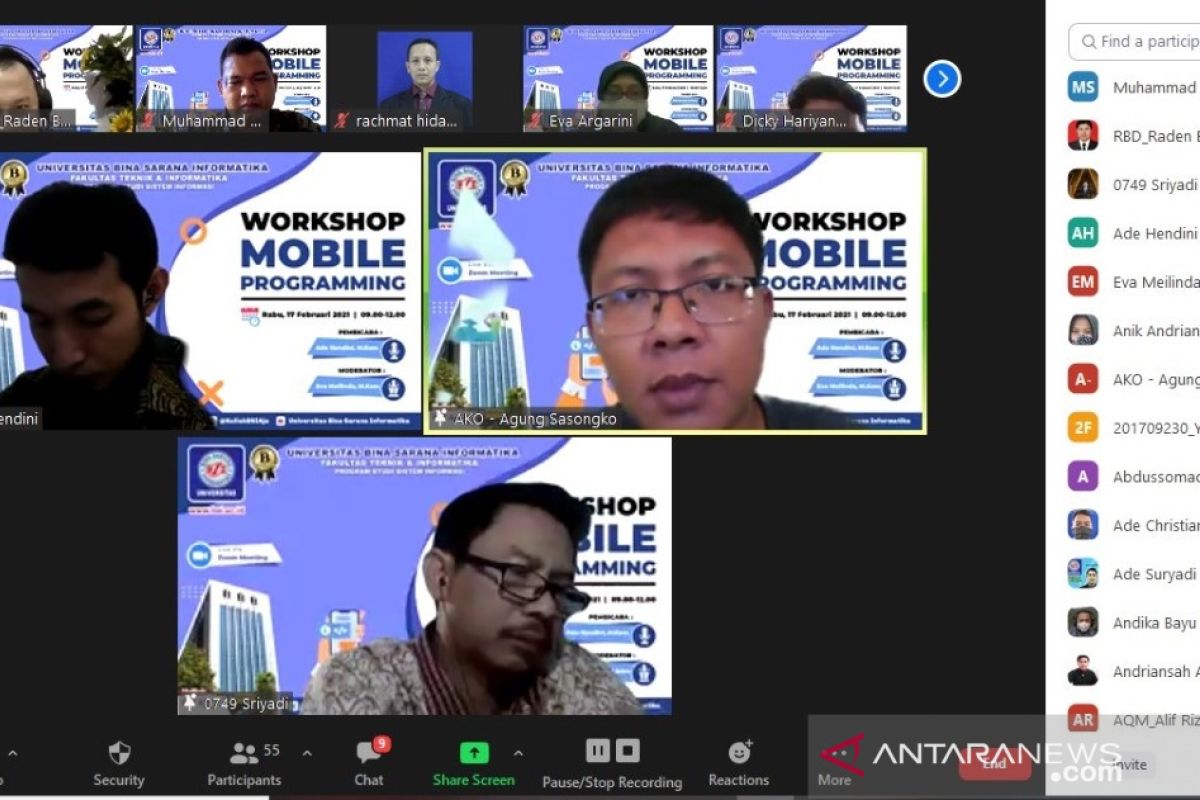 UBSI tingkatkan kemampuan mobile programming dosen lewat workshop