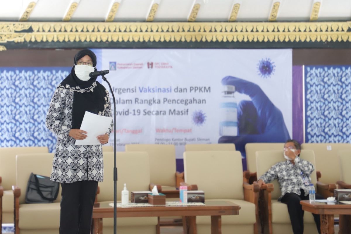 Pemkab Sleman sosialisasikan vaksinasi COVID-19 dan PPKM kepada mahasiswa