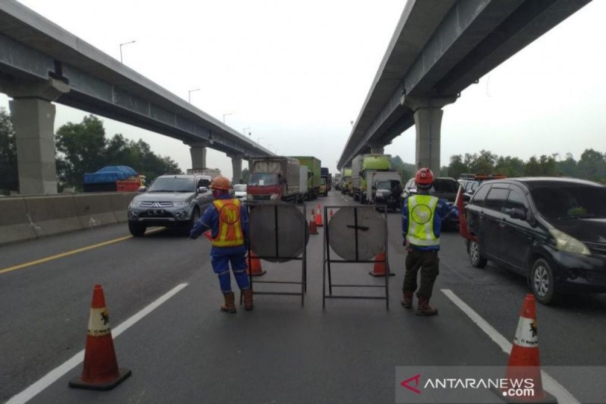 Jasa Marga kembali lakukan pekerjaan rekonstruksi perbaikan Tol Jakarta-Cikampek