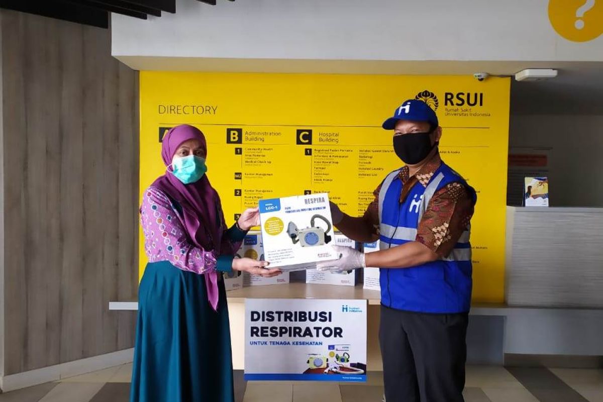 RSUI terima bantuan respirator dari Human Initiative tangani COVID-19