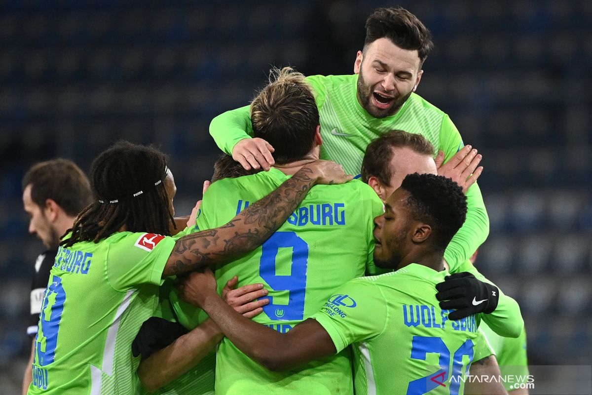 Wolfsburg naik ke posisi ketiga usai gilas Arminia 3-0