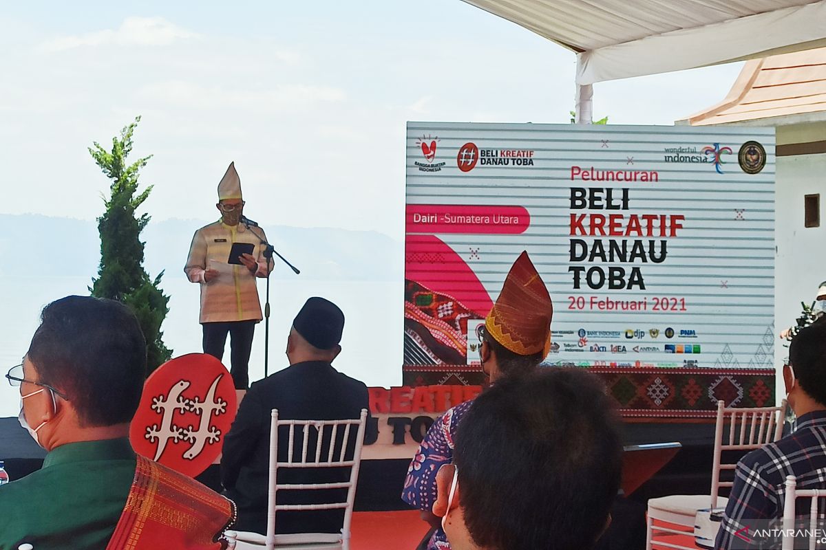 Menparekraf  optimistis Beli Kreatif Danau Toba mampu bangkitkan UMKM