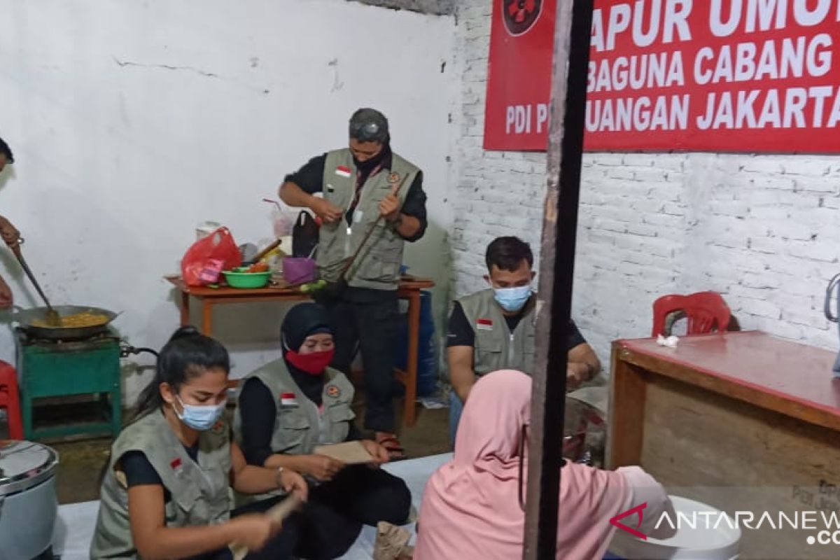 PDI Perjuangan siapkan dapur umum bantu korban banjir Jakarta