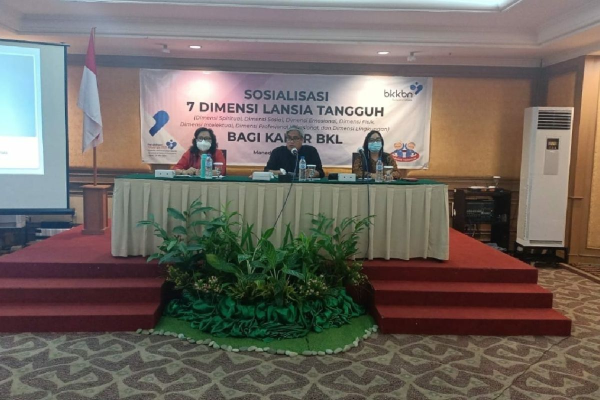 BKKBN Sulut sosialisasi tujuh dimensi lansia tangguh