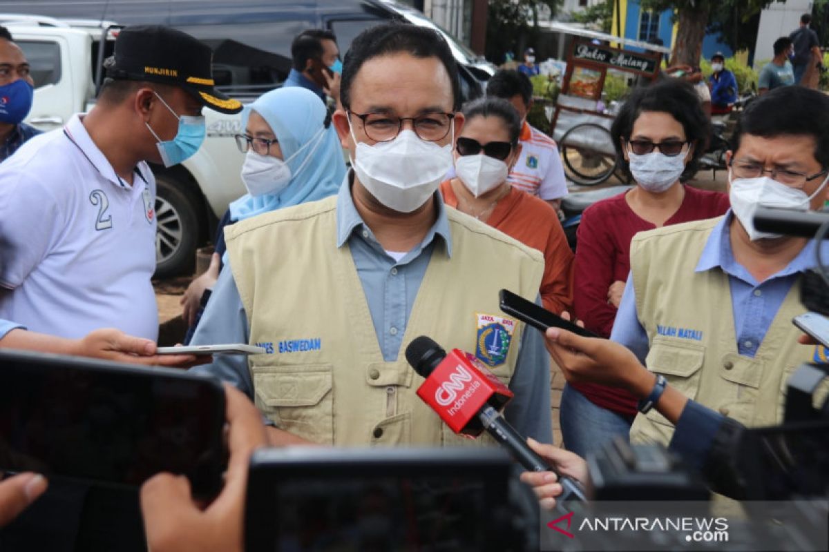 Lima korban banjir, Anies minta semua pihak awasi kegiatan anak-anak