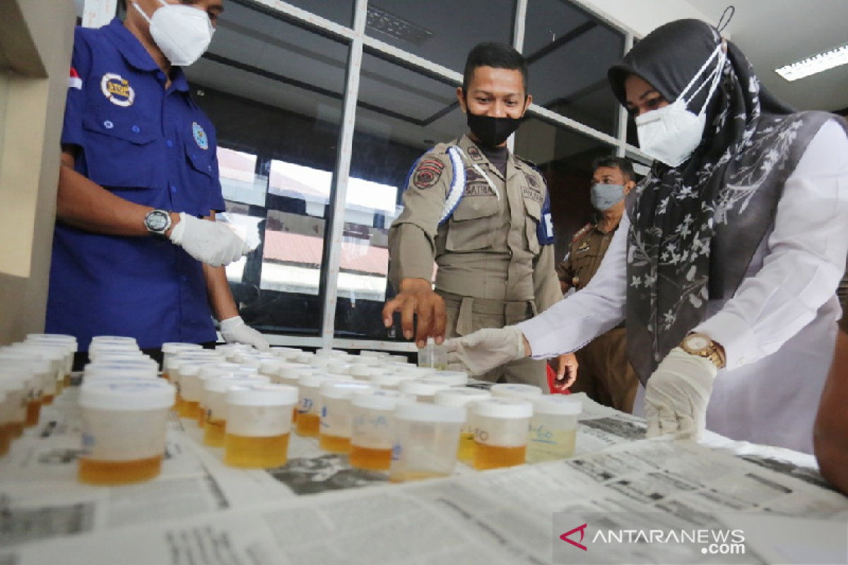 Jalani tes urine narkoba, begini hasil 173 orang ASN Banda Aceh