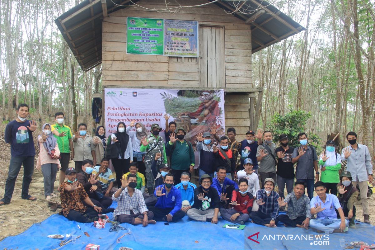 KKI Warsi Jambi menggelar pelatihan agroforestri di perhutanan sosial