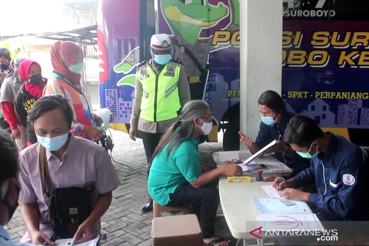 Polrestabes Surabaya blusukan layani perpanjangan SIM di perkampungan
