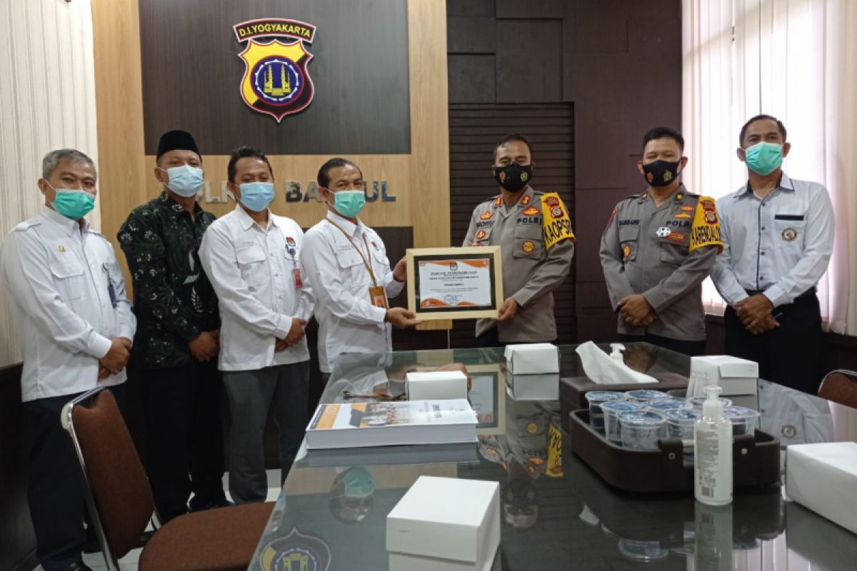 KPU Bantul berikan apresiasi Polres terkait dukungan pengamanan Pilkada 2020