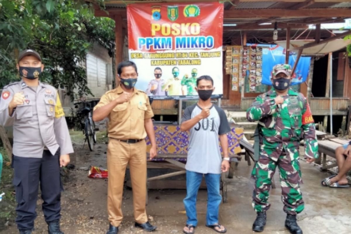 Desa Garunggung Tabalong miliki Posko penanganan COVID-19