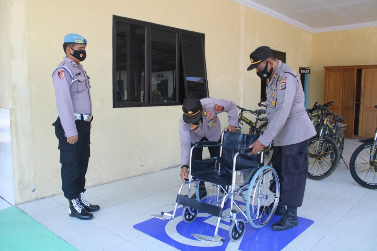 Dukung 100 hari kinerja Kapolri, Polres Tapteng sediakan layanan untuk disabilitas