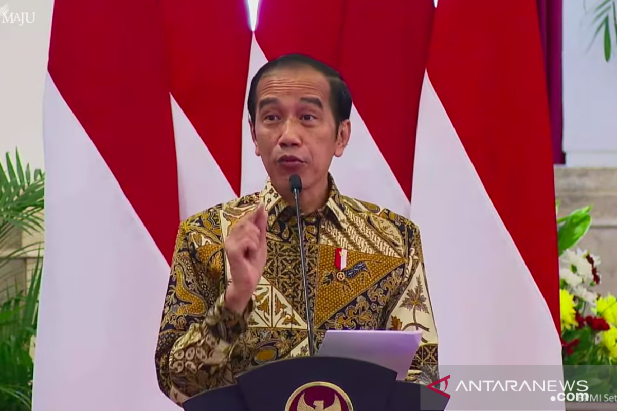 Presiden Jokowi perintahkan  jangan biarkan api membesar