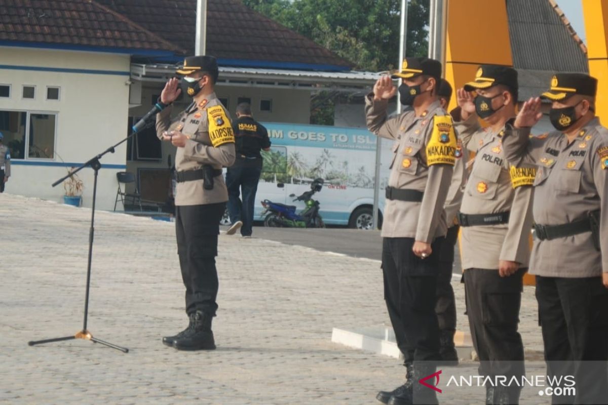 Kapolres Pangkalpinang imbau personel jangan terlibat narkoba