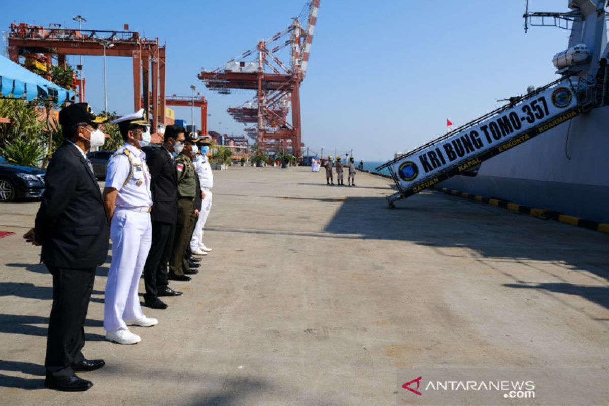 KRI Bung Tomo pulang dari Sri Lanka ke Indonesia