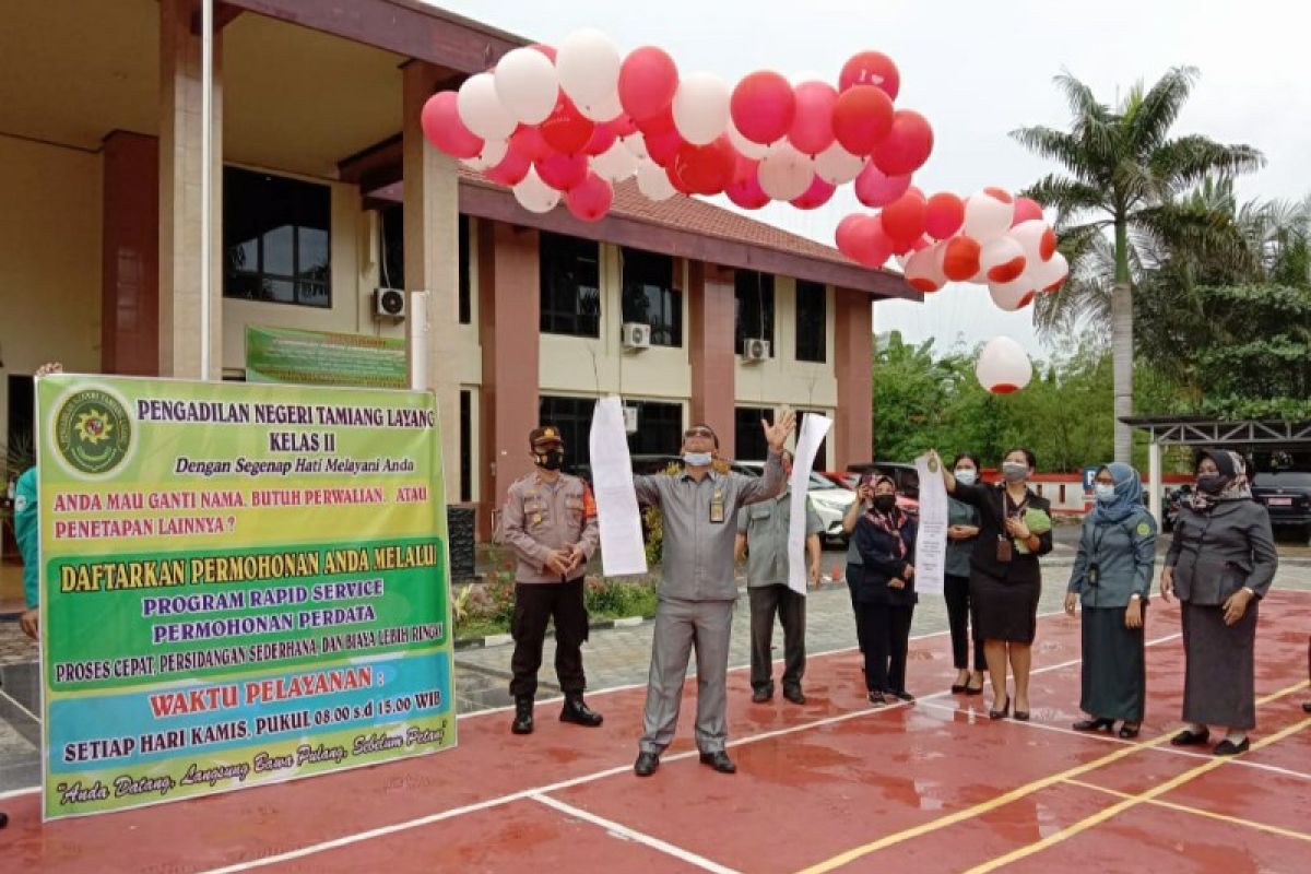 Ini layanan cepat untuk masyarakat yang diluncurkan PN Tamiang Layang