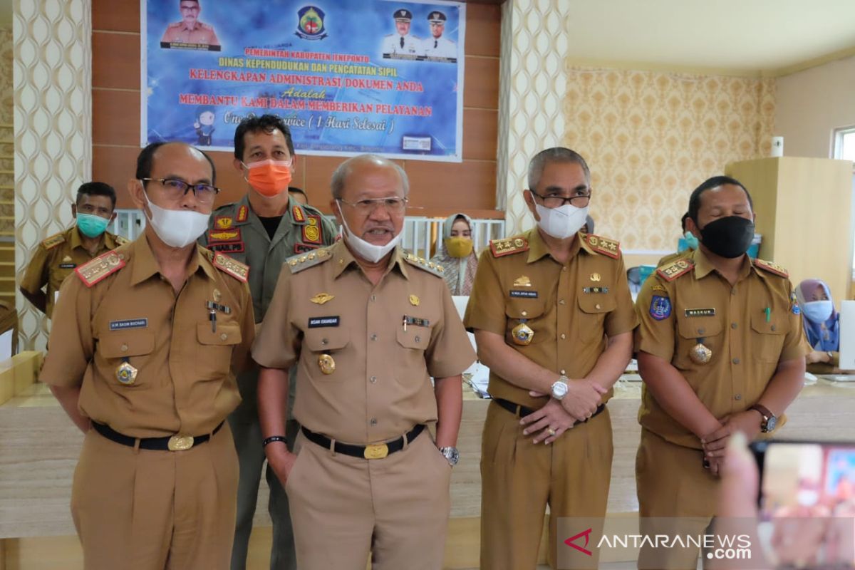 Bupati Jeneponto sidak sejumlah OPD