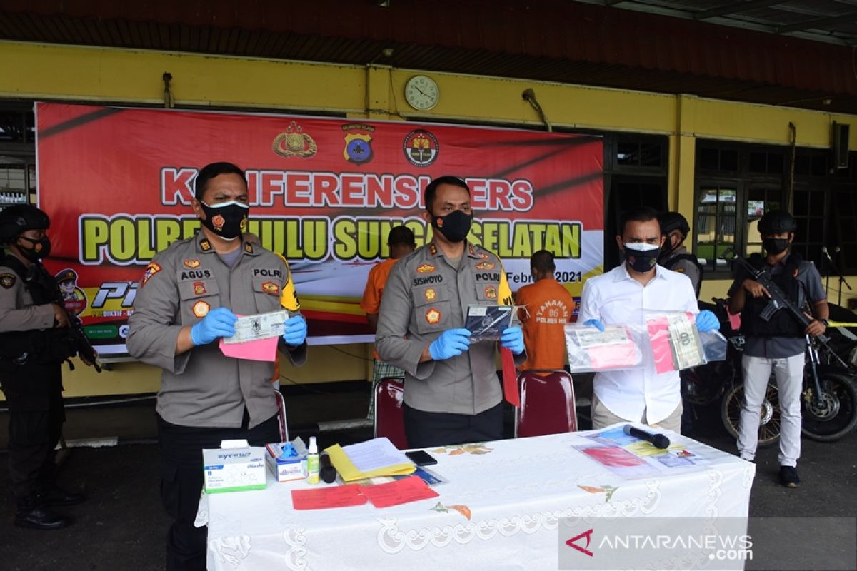 Video - Ops Jaran Intan 2021, Polres HSS amankan enam tersangka