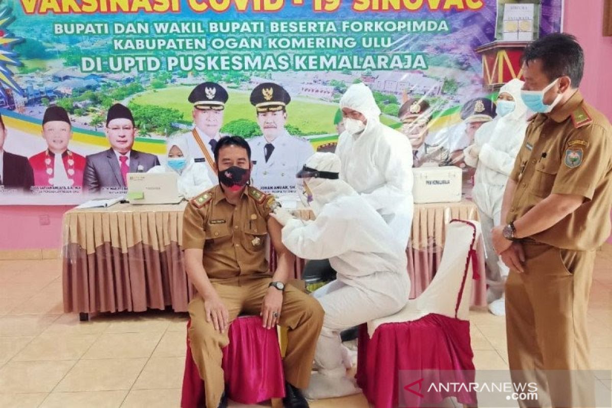 Vaksinasi dosis kedua tenaga kesehatan di OKU capai 71,89 persen