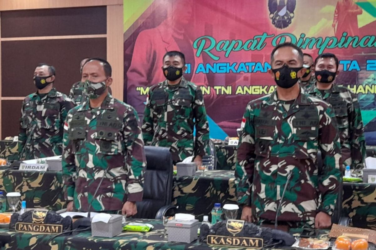 Pangdam XVII/Cenderawasih ikuti rapim TNI AD secara virtual