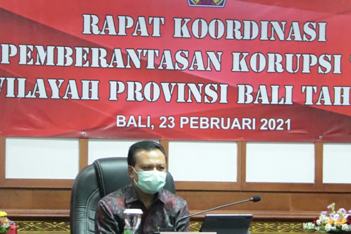 Sekda Bali minta bupati tingkatkan upaya pencegahan korupsi