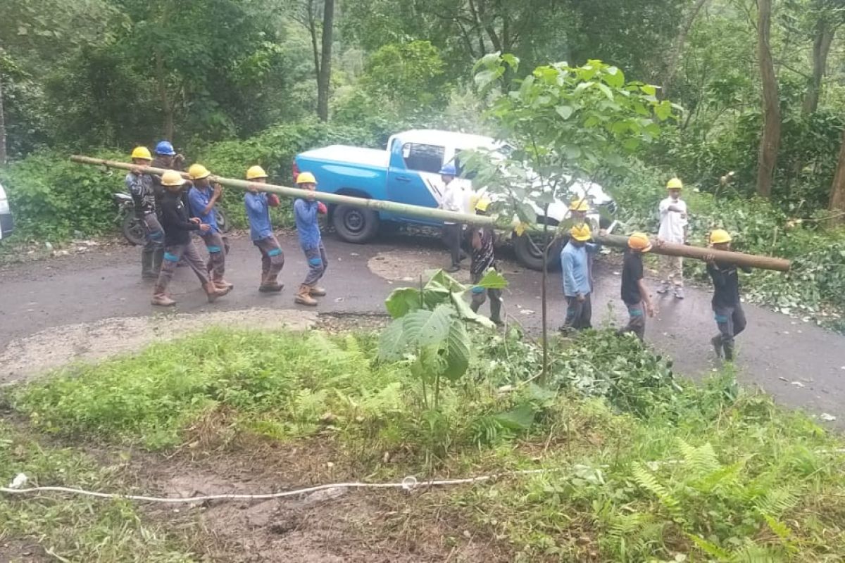 Cuaca ekstrem, Ratusan gardu distribusi listrik di Sumbawa rusak