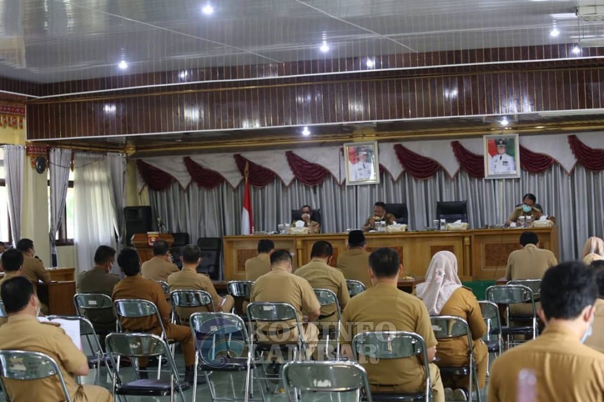 Sekda Lampung Barat gelar coffe morning bahas penanganan COVID-19