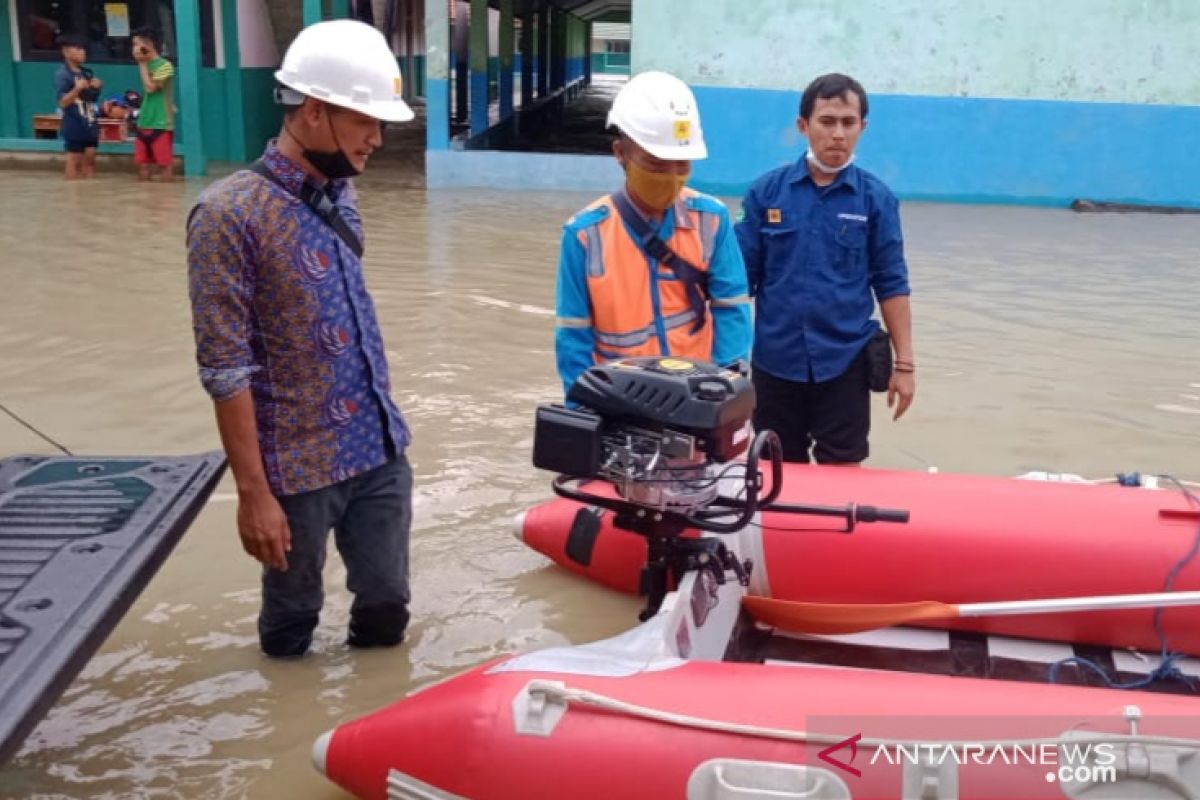 Masih terendam luapan Citarum, PLN Bekasi pantau 11 gardu listrik