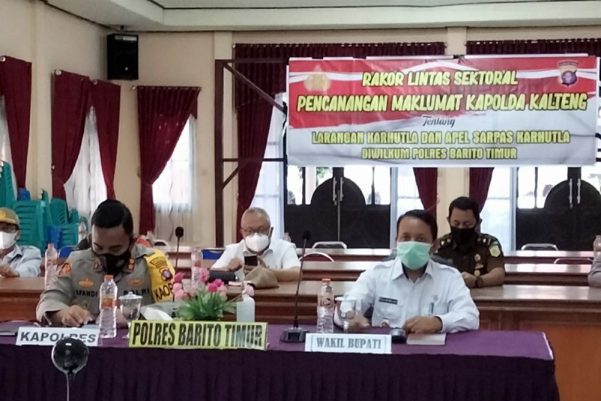 Pemkab Bartim siap bersinergi dalam penanggulangan karhutla