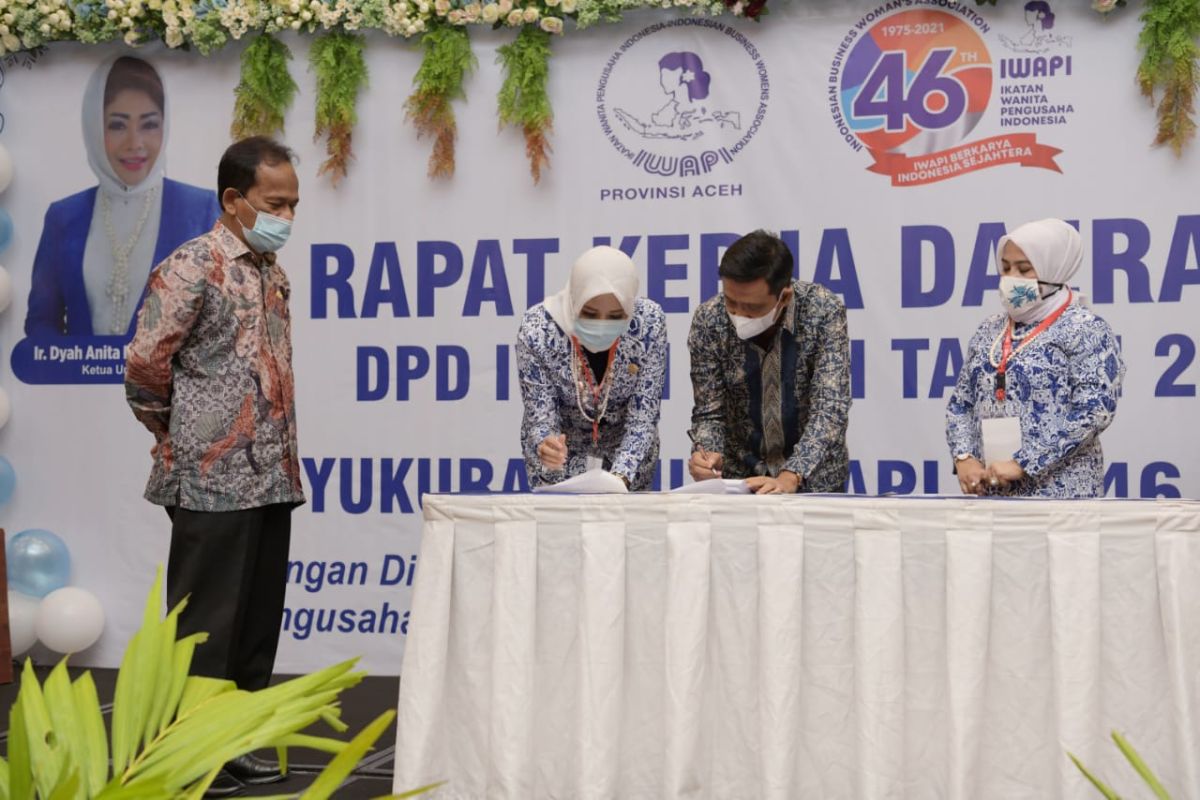 Pemerintah Aceh berharap IWAPI adakan pelatihan era digital